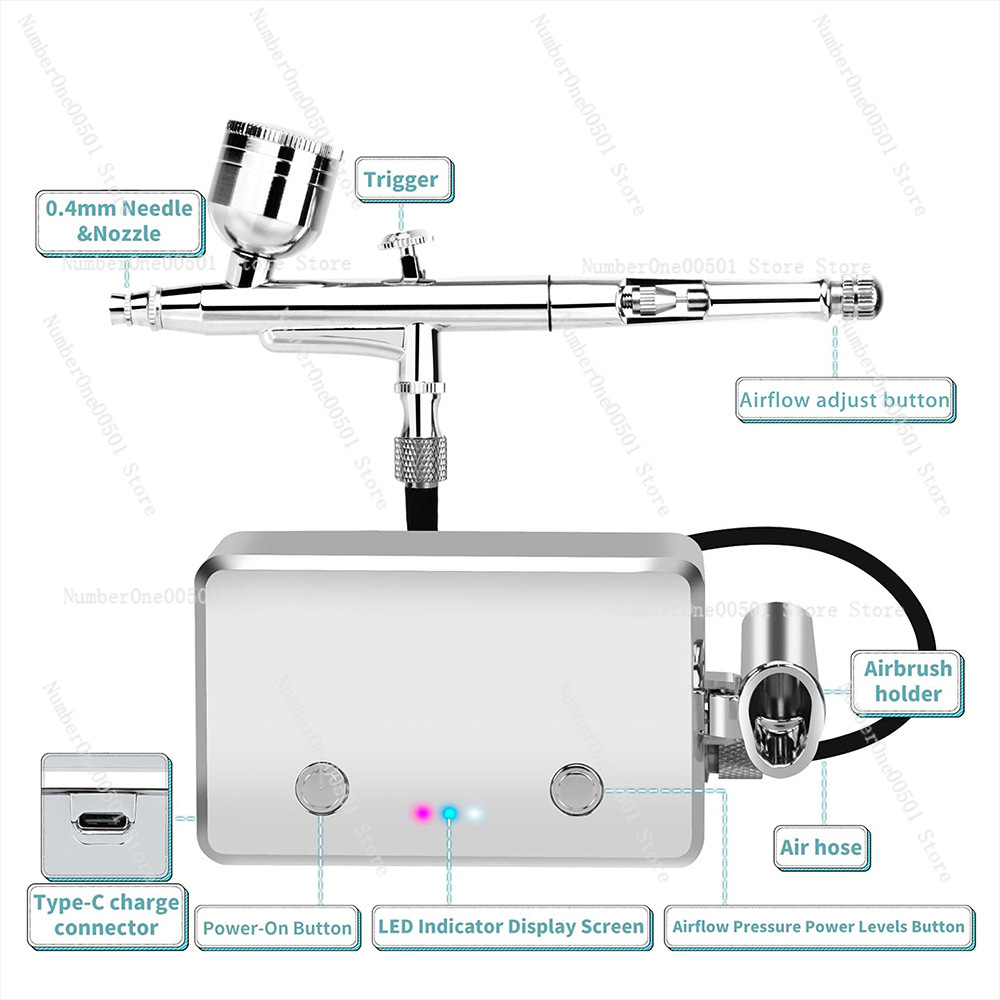 Model Kit Paint Set - Mini High Pressure Large Flow Compressor