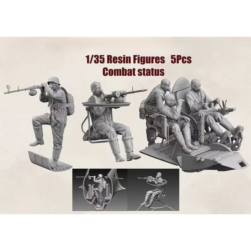 Model Kit Italeri - 1/35 Scale Die Cast Resin Figure