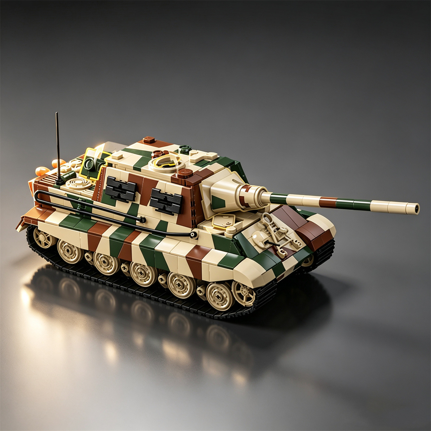 Model Kit Paint Set - MOC Military Model Tiger Tank Gunner's