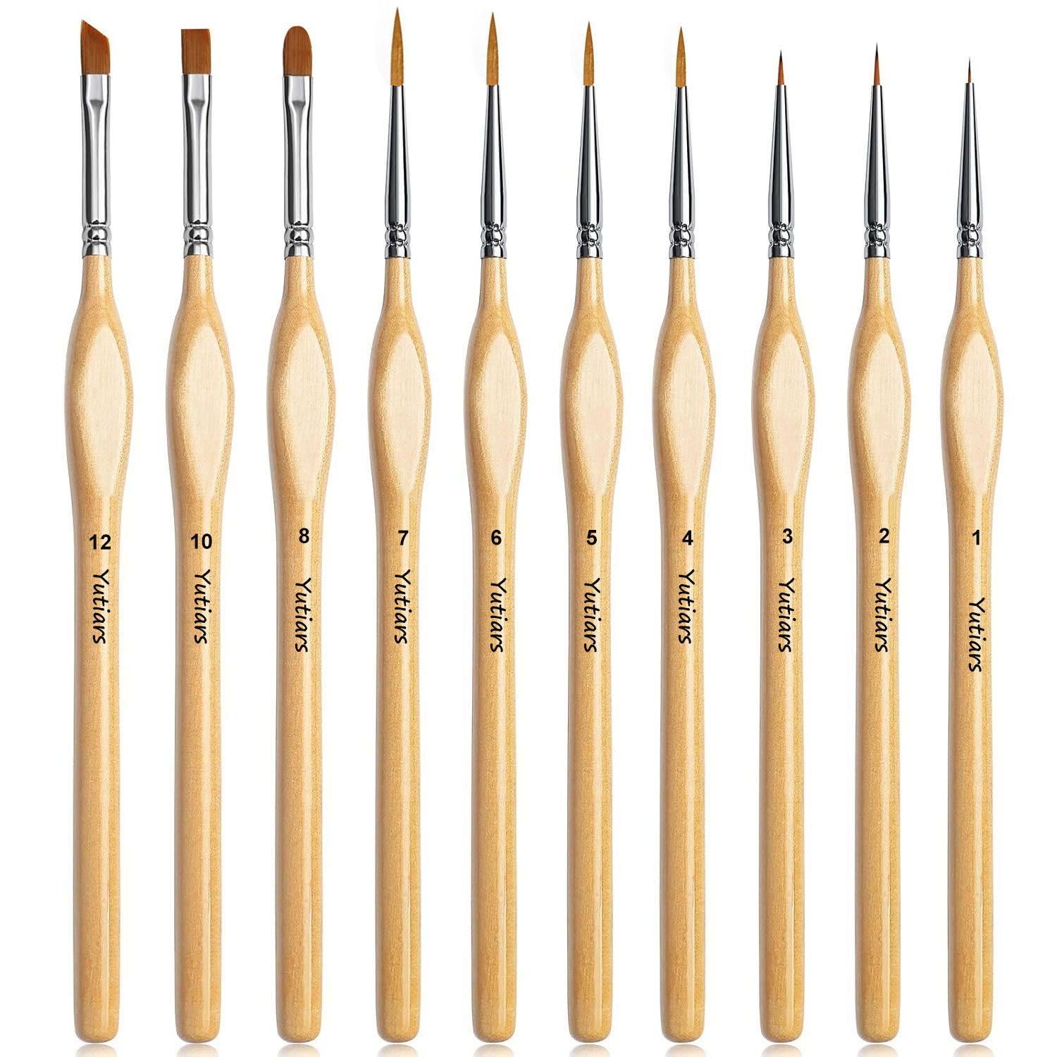 10pcs Precision Paint Brush Se - đánh giá và giá Model Kit Paint Set