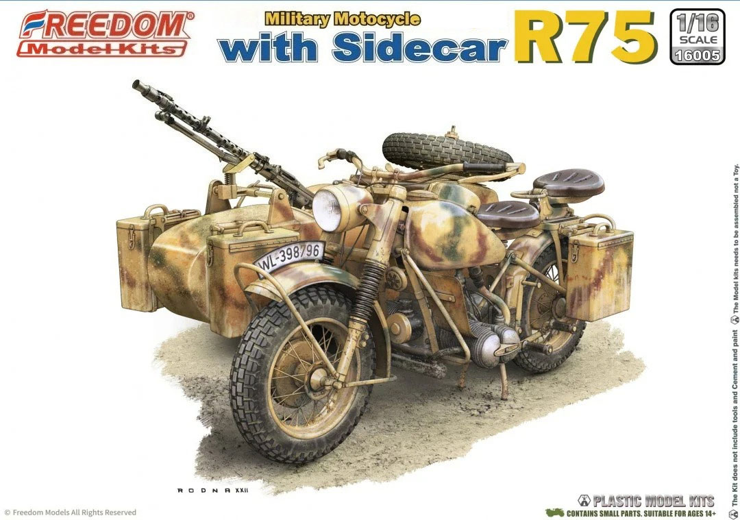 Freedom F16005 1/35 Scale  R75 - đánh giá và giá Model Kit History