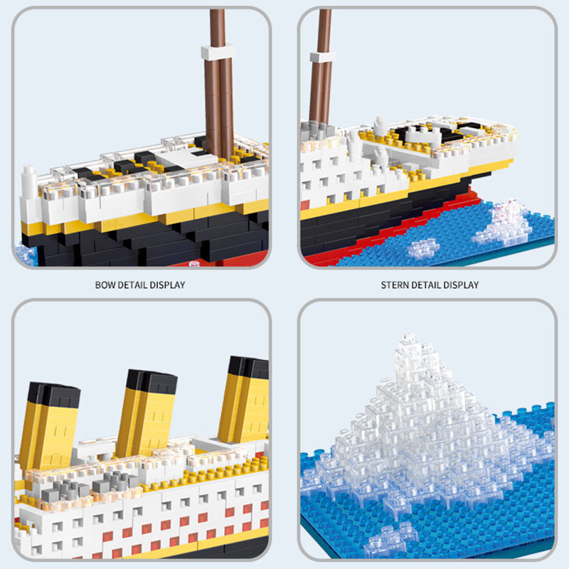Titanic Ship Model Children's  - đánh giá và giá Model Kit Titanic