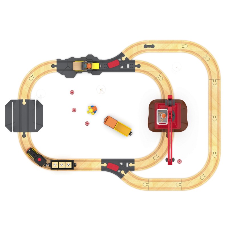 Wooden Railway Track Set Elect - đánh giá và giá Model Kit Runner