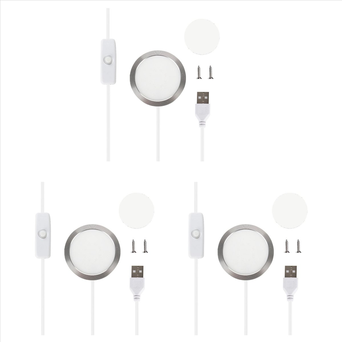 3X DIY LED Night Light Kit for - đánh giá và giá Model Kit Led