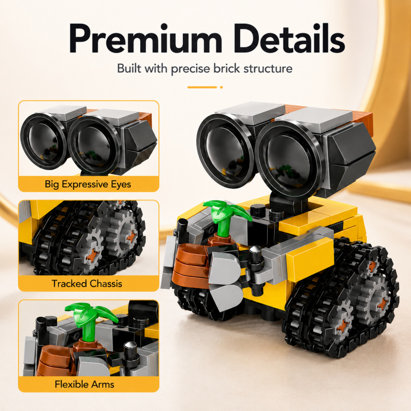 Mini Robot Building Blocks Set - đánh giá và giá Model Kit Lego