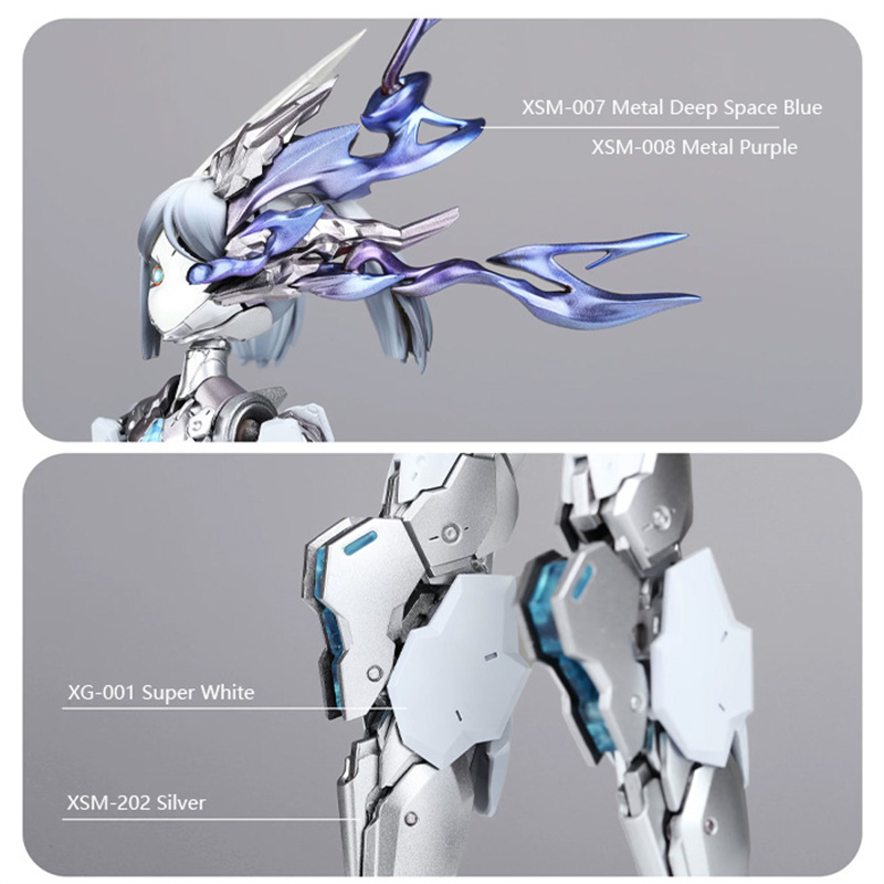 New DSPIAE XSM Metallic Water  - đánh giá và giá Model Kit Paint Set