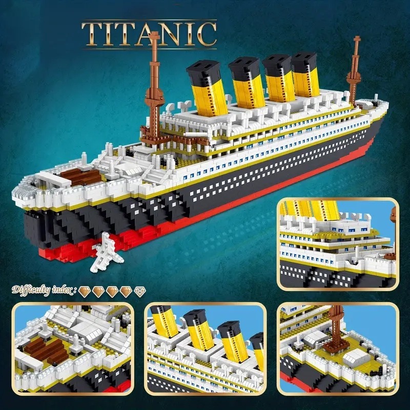 Titanic Micro Building Blocks  - đánh giá và giá Model Kit Titanic