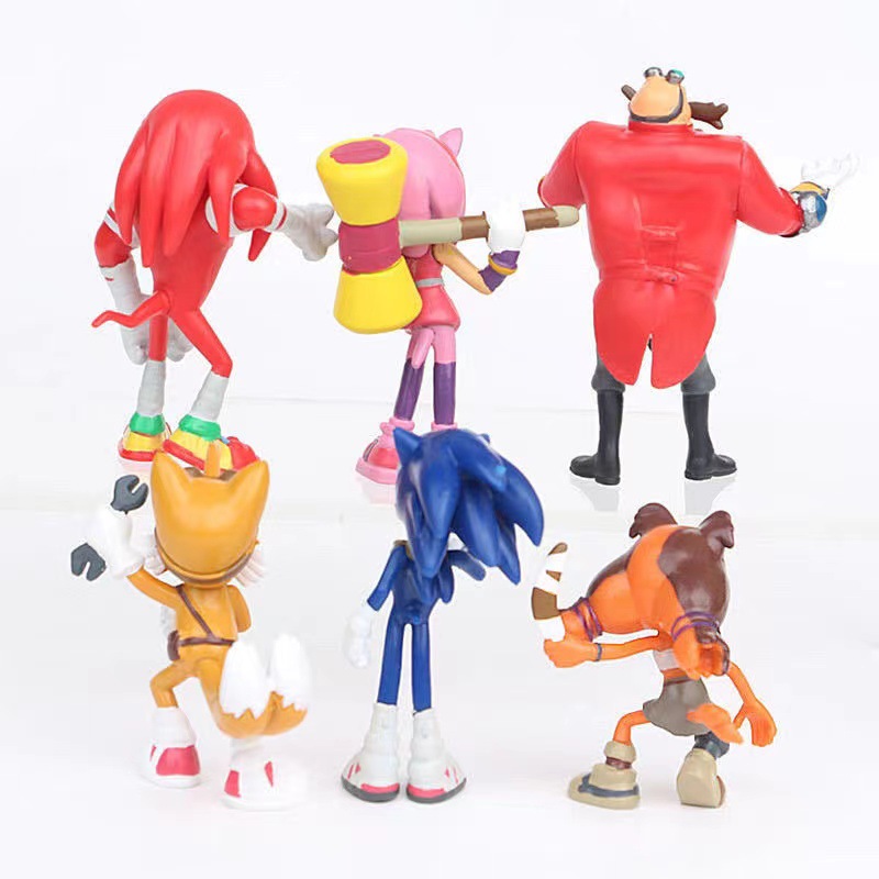 6pcs/Set Sonic Action Figures  - đánh giá và giá Model Kit Sonic