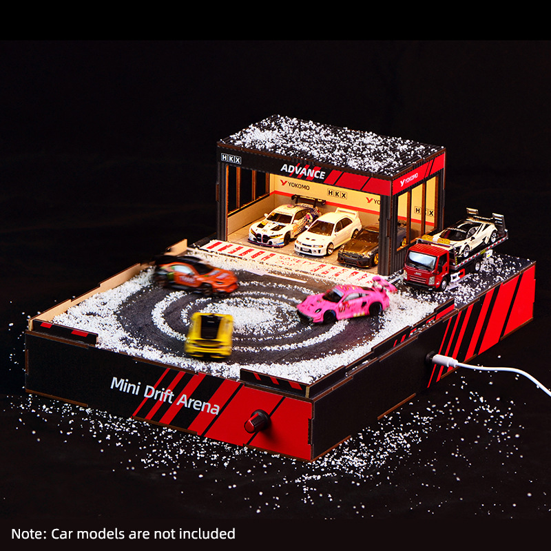1:64 Scale DIY Drift Track Dio - đánh giá và giá Model Kit Led