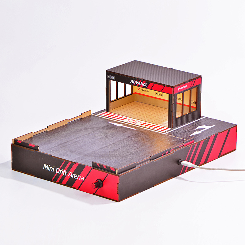1:64 Scale DIY Drift Track Dio - đánh giá và giá Model Kit Led