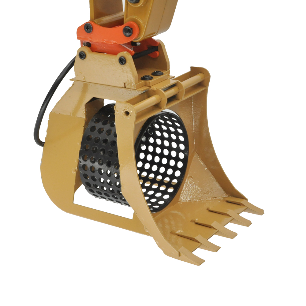 RC Metal Rotary Screening Buck - đánh giá và giá Model Kit Excavator