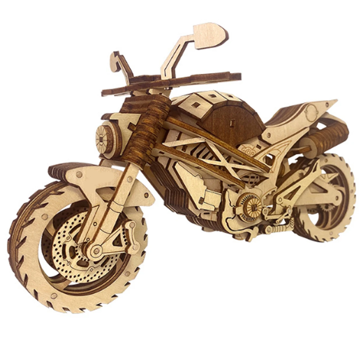 Motorcycle 3D Car Wooden Puzzl - đánh giá và giá Model Kit History