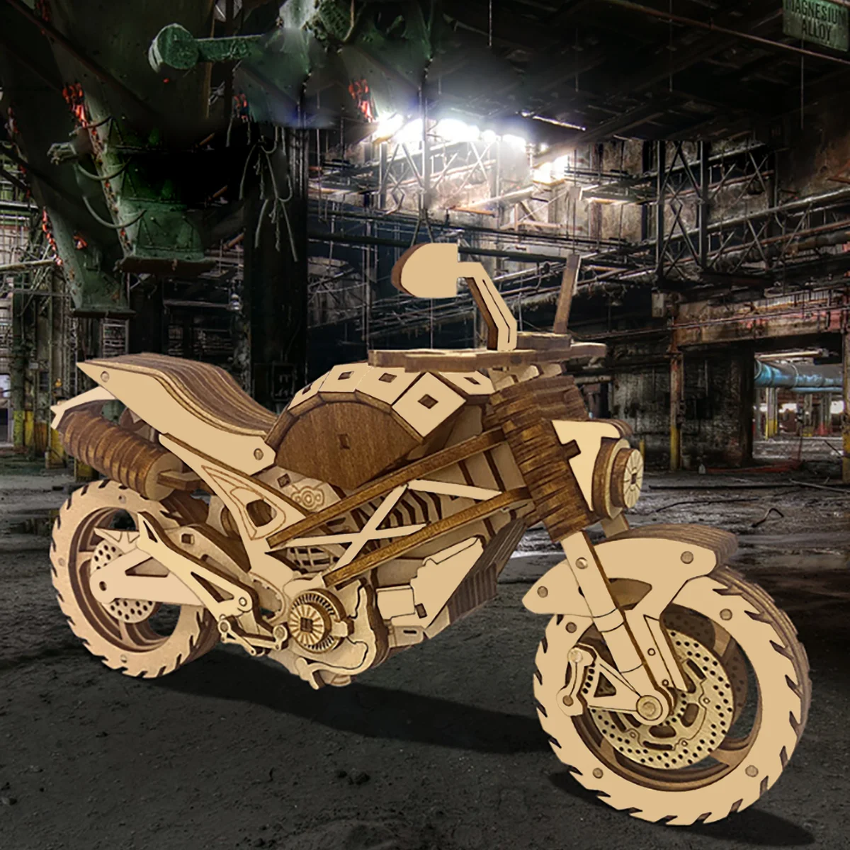 Motorcycle 3D Car Wooden Puzzl - đánh giá và giá Model Kit History