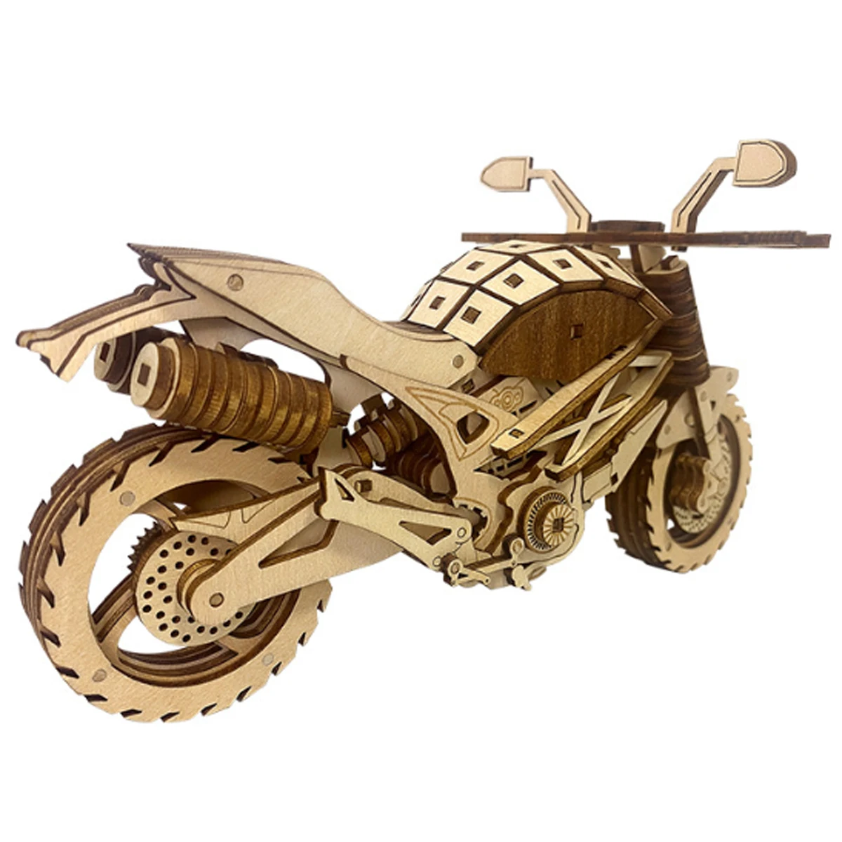 Motorcycle 3D Car Wooden Puzzl - đánh giá và giá Model Kit History