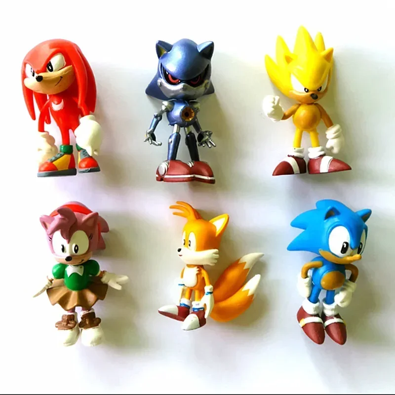 Set Mini Cute 6pcs Sonic PVC C - đánh giá và giá Model Kit Sonic