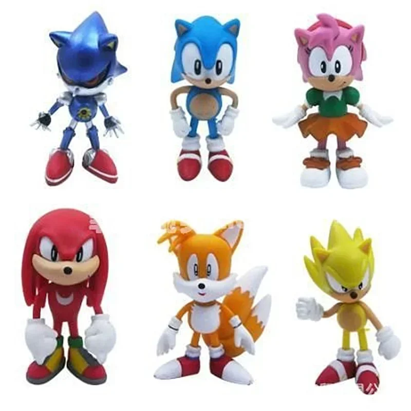 Set Mini Cute 6pcs Sonic PVC C - đánh giá và giá Model Kit Sonic