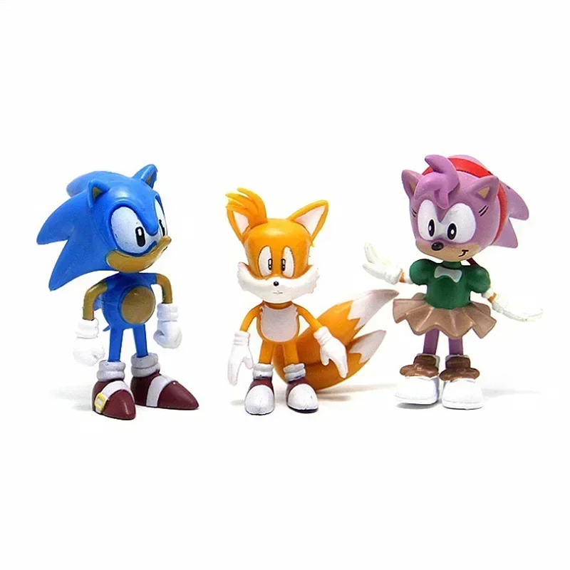 Set Mini Cute 6pcs Sonic PVC C - đánh giá và giá Model Kit Sonic