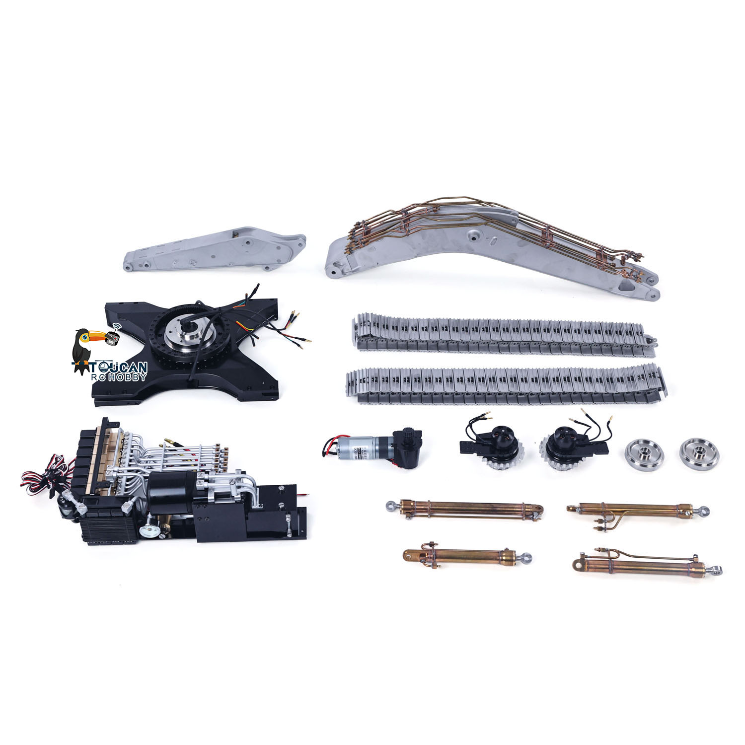 1/14 LESU LR945 KIT RC Hydraul - đánh giá và giá Model Kit Excavator