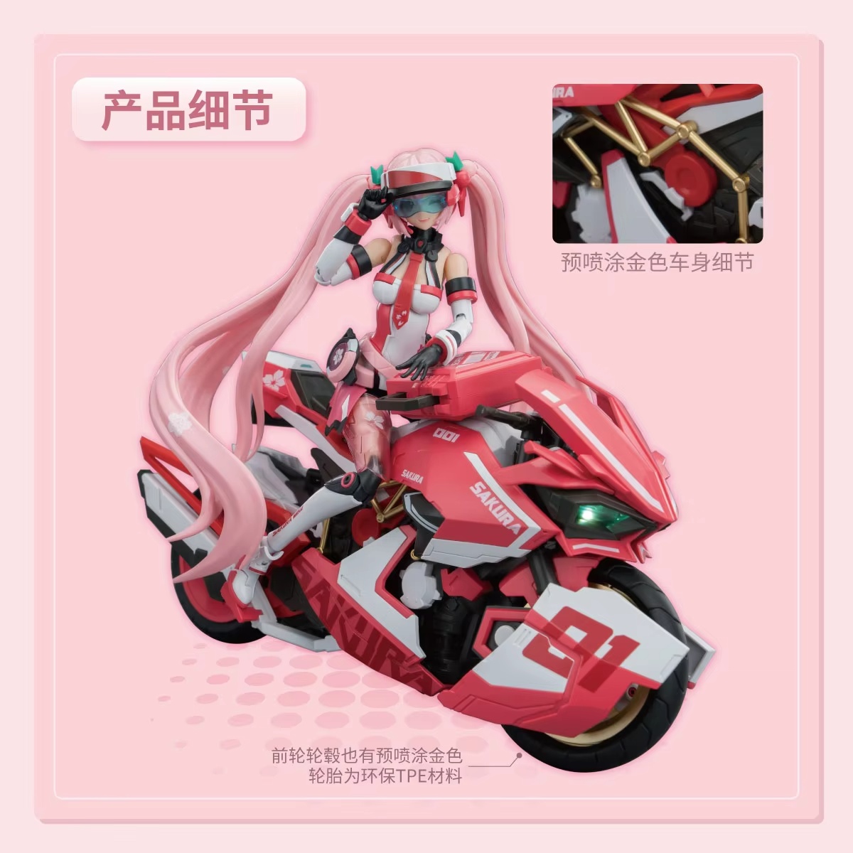 Hatsune Miku Sakura Miku Pink  - đánh giá và giá Model Kit Sonic
