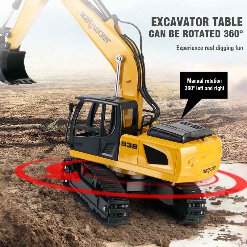 Huina Rc Excavator 1/24 9Ch Re - đánh giá và giá Model Kit Excavator