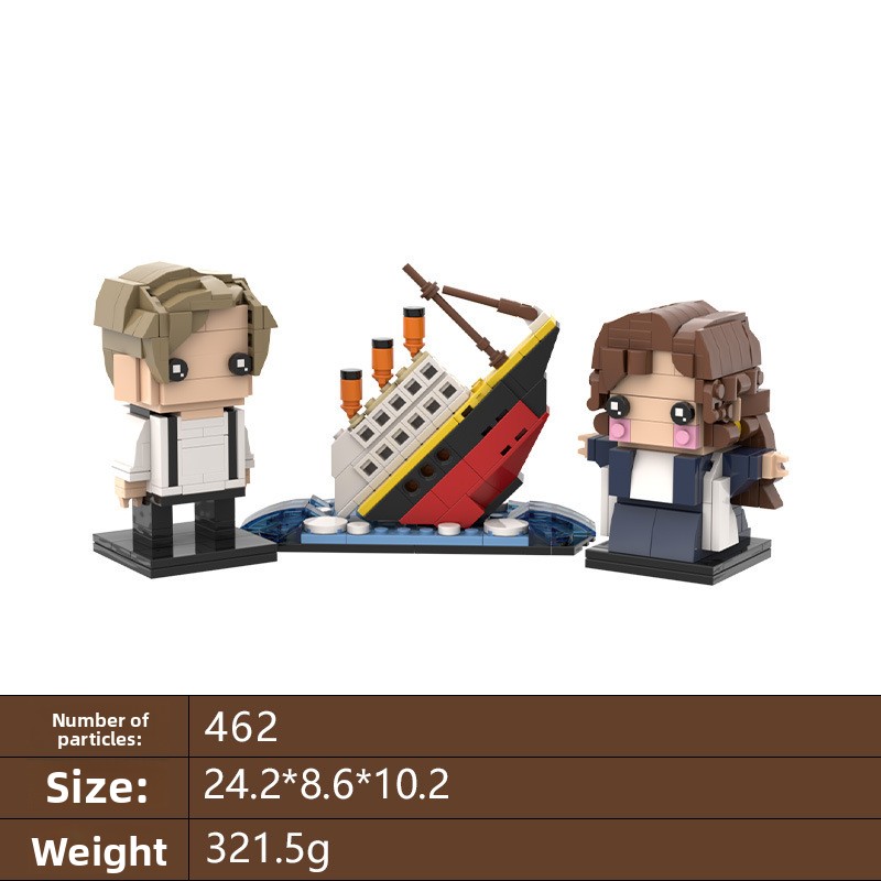 Titanic Building Blocks Set Ja - đánh giá và giá Model Kit Titanic