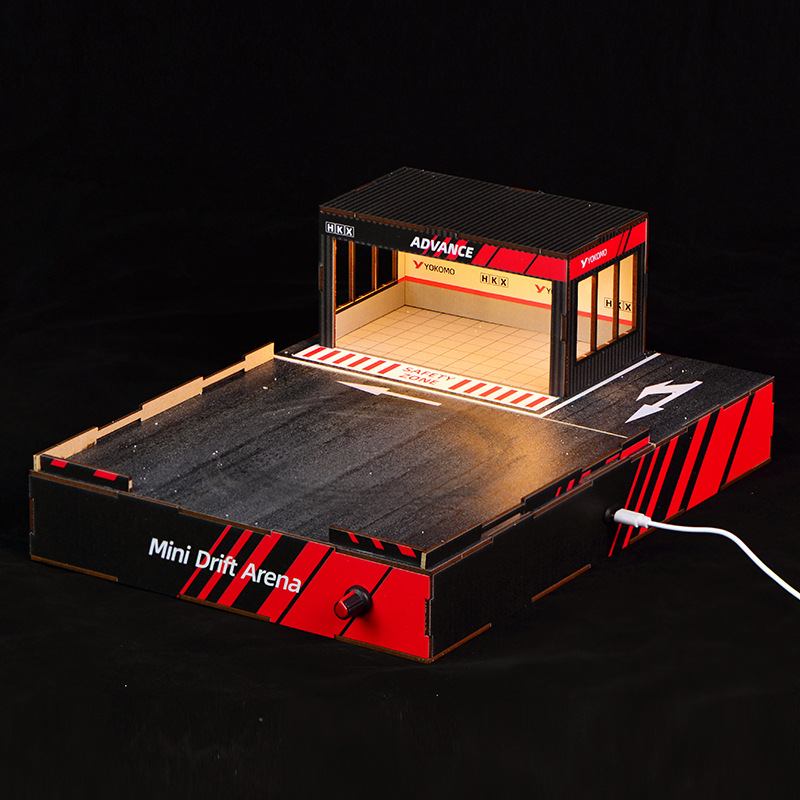 1:64 Scale DIY Drift Track Dio - đánh giá và giá Model Kit Led