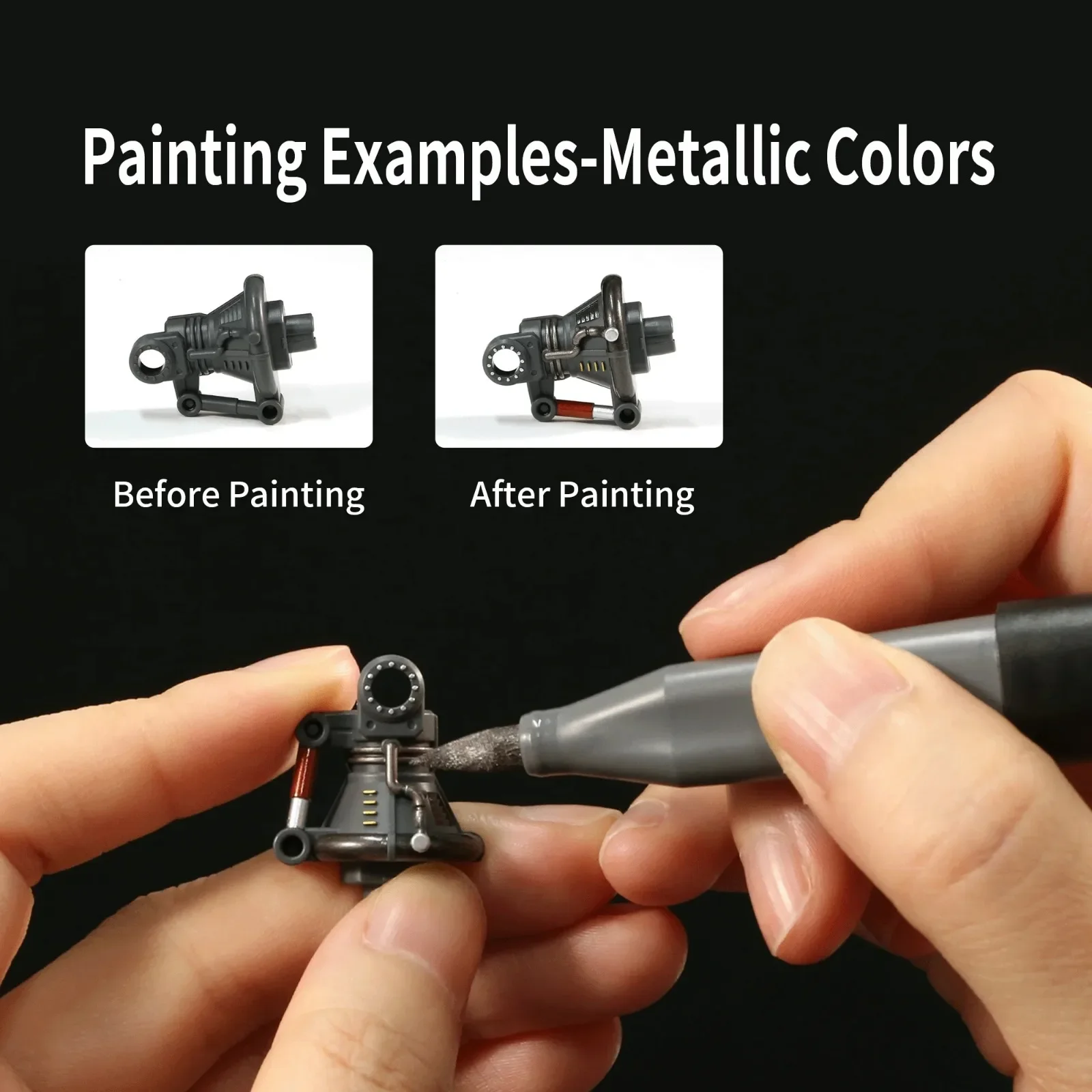 DSPIAE Soft Tip Water Based Ma - đánh giá và giá Model Kit Paint Set