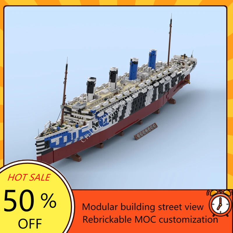 10615PCS MOC HMT Olympus Titan - đánh giá và giá Model Kit Titanic