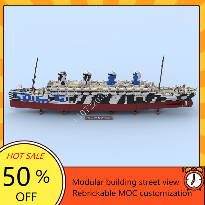 10615PCS MOC HMT Olympus Titan - đánh giá và giá Model Kit Titanic