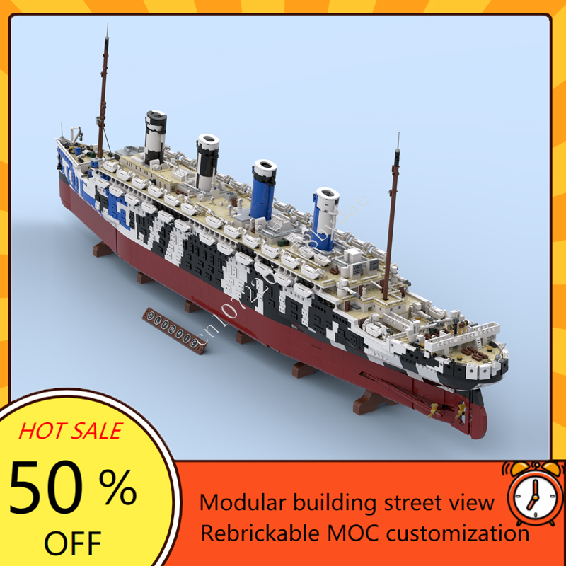 10615PCS MOC HMT Olympus Titan - đánh giá và giá Model Kit Titanic