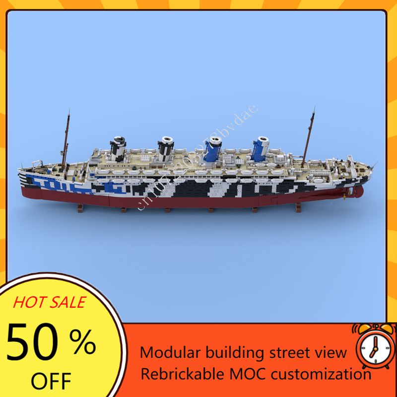 10615PCS MOC HMT Olympus Titan - đánh giá và giá Model Kit Titanic
