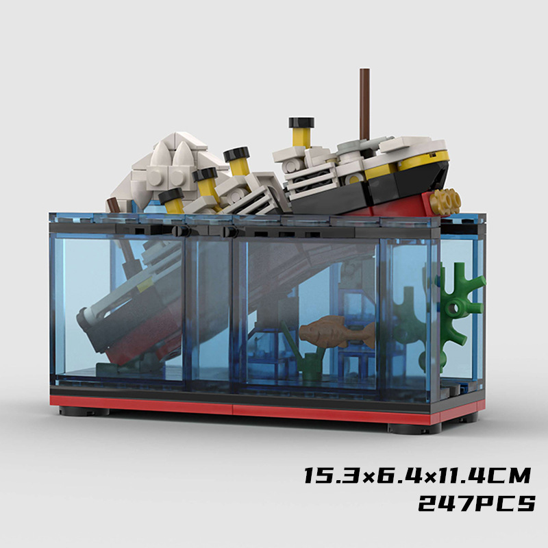Titanic Break In Half With Cas - đánh giá và giá Model Kit Titanic