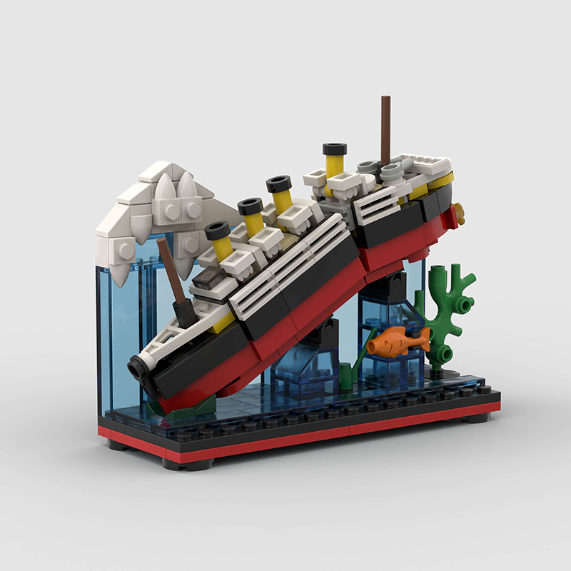 Titanic Break In Half With Cas - đánh giá và giá Model Kit Titanic