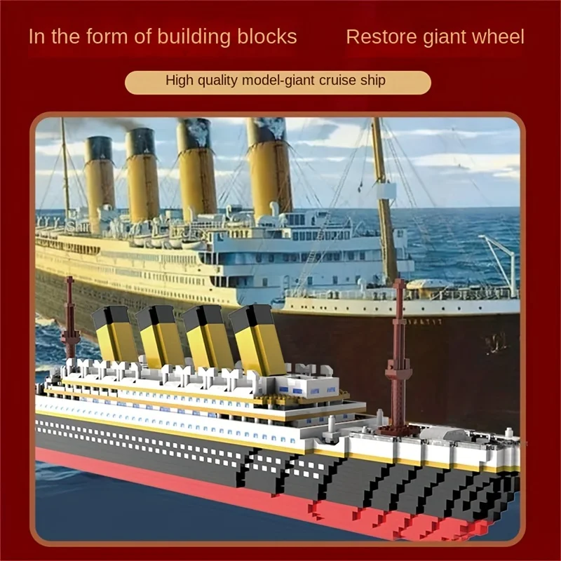Titanic cruise ship small part - đánh giá và giá Model Kit Titanic