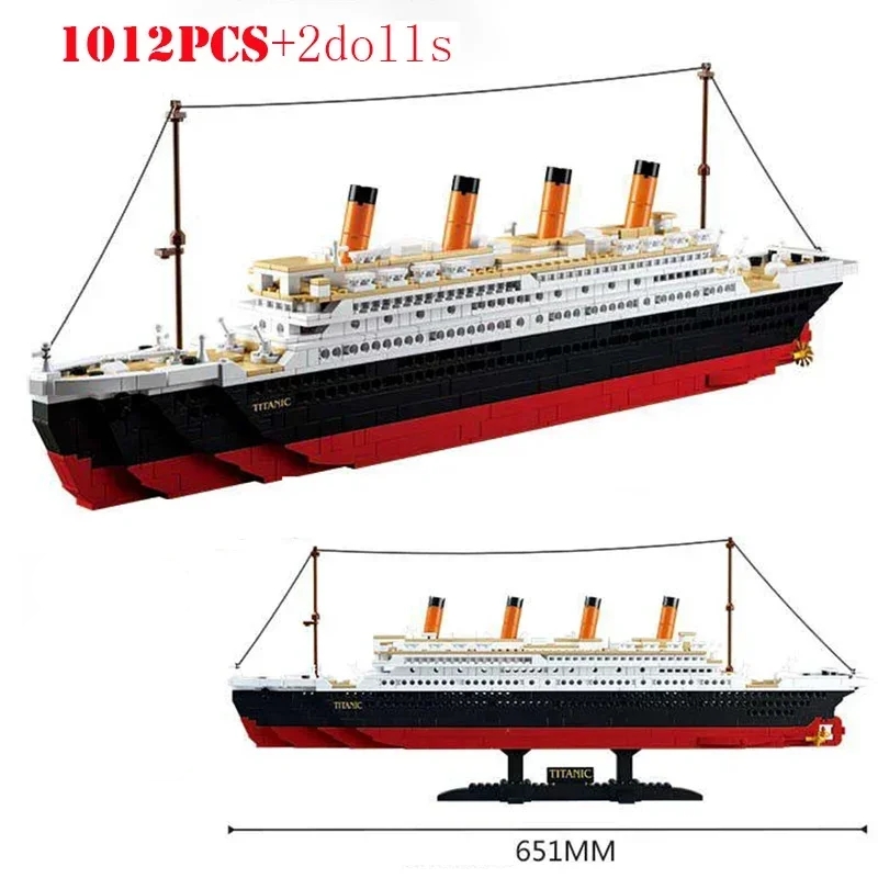 481pcs2401pcs RMS Titanic Ship - đánh giá và giá Model Kit Titanic