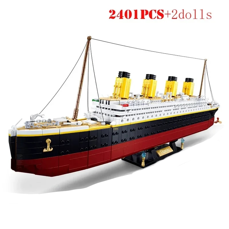 481pcs2401pcs RMS Titanic Ship - đánh giá và giá Model Kit Titanic