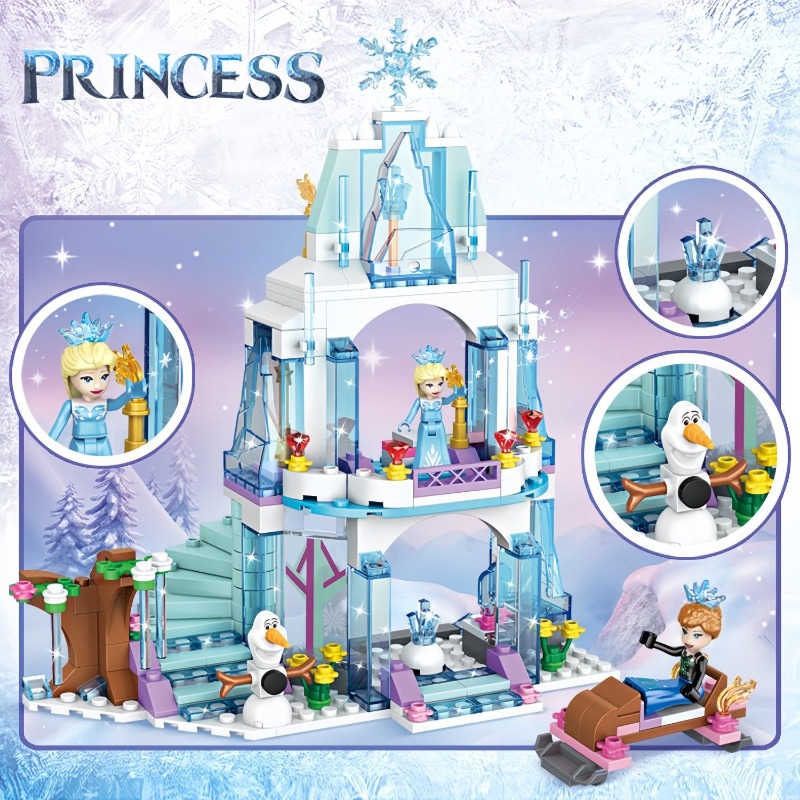 Elsa Ice Castle Building Block - đánh giá và giá Model Kit Lego