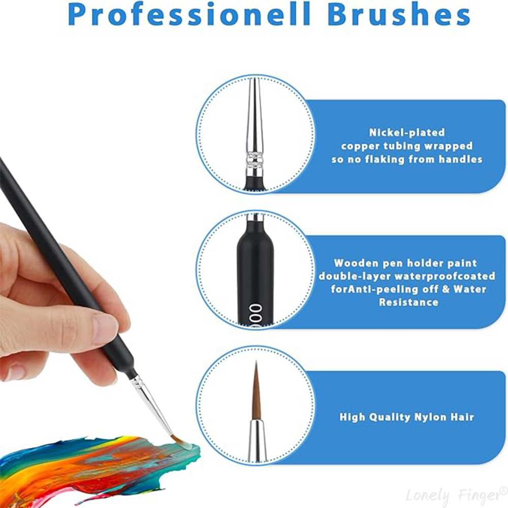 5/11Pcs Paint Brushes Set, Art - đánh giá và giá Model Kit Paint Set