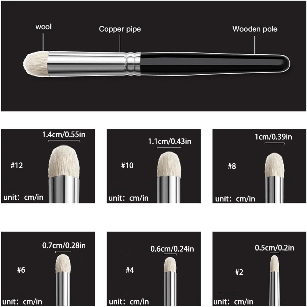 6Pcs/Set Dry Brush Miniature P - đánh giá và giá Model Kit Paint Set