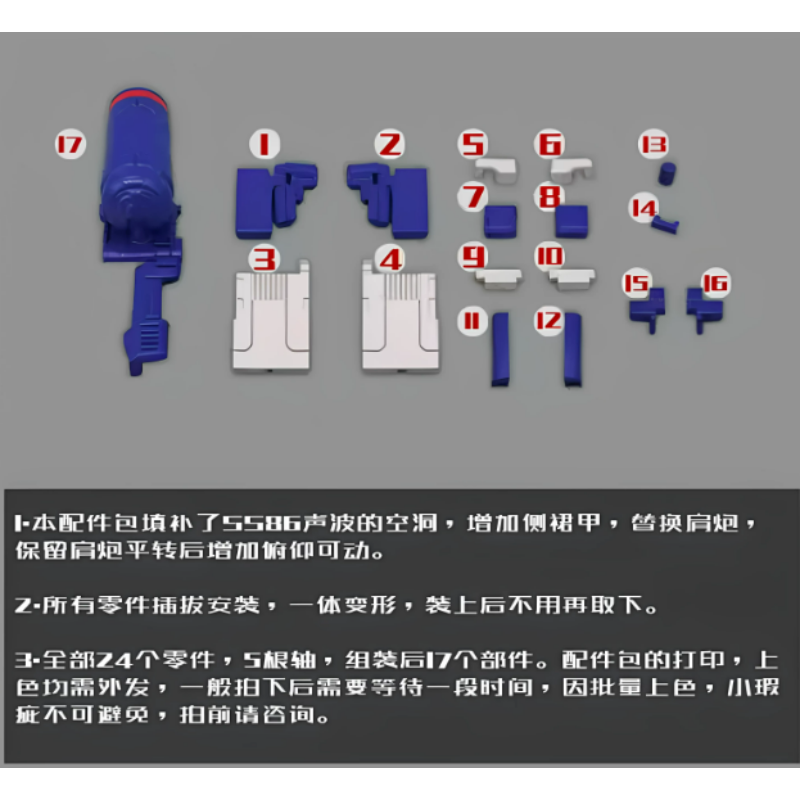 In Stock Hole Filling Shoulder - đánh giá và giá Model Kit Sonic