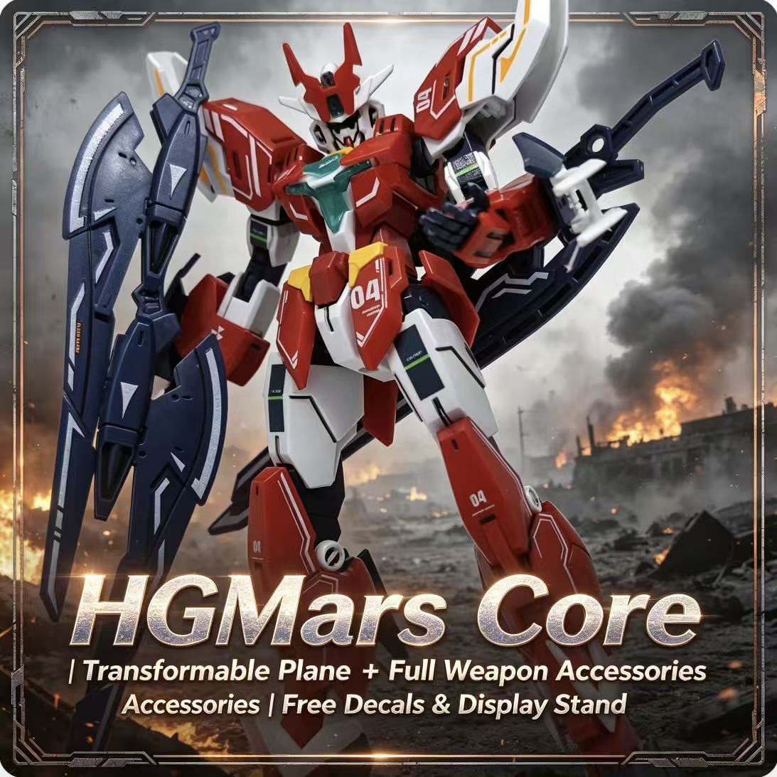 008A HG 1/144 Mars Core Warrio - đánh giá và giá Model Kit Barbatos