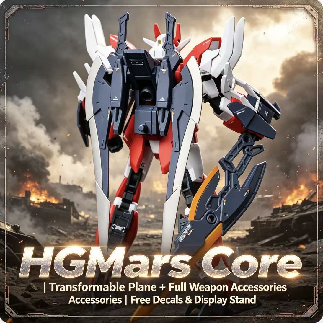 008A HG 1/144 Mars Core Warrio - đánh giá và giá Model Kit Barbatos