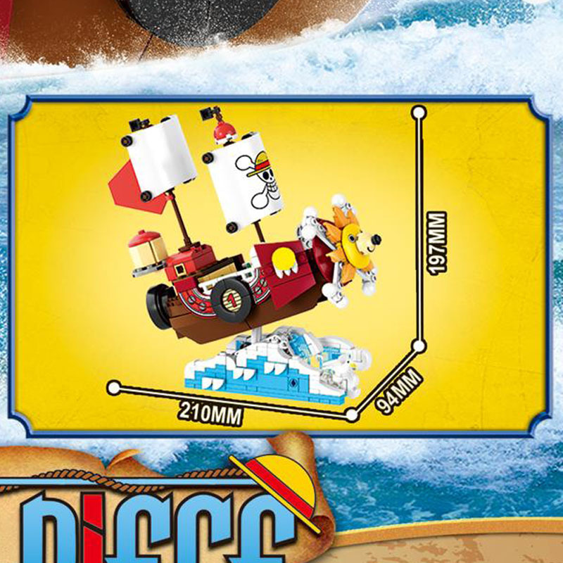In Stock One Piece Pirate Ship - đánh giá và giá Model Kit Lego
