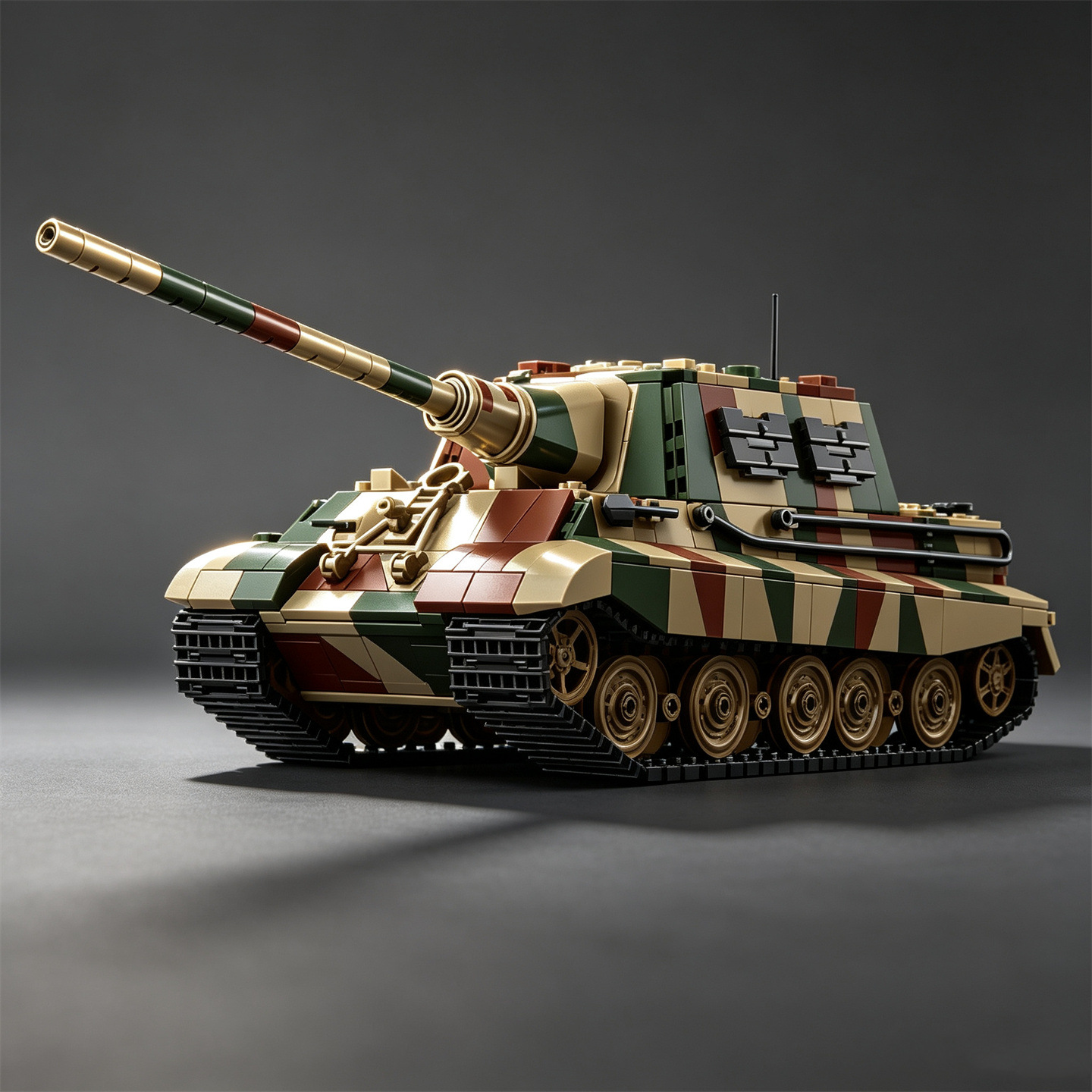 MOC Military Model Tiger Tank  - đánh giá và giá Model Kit Paint Set